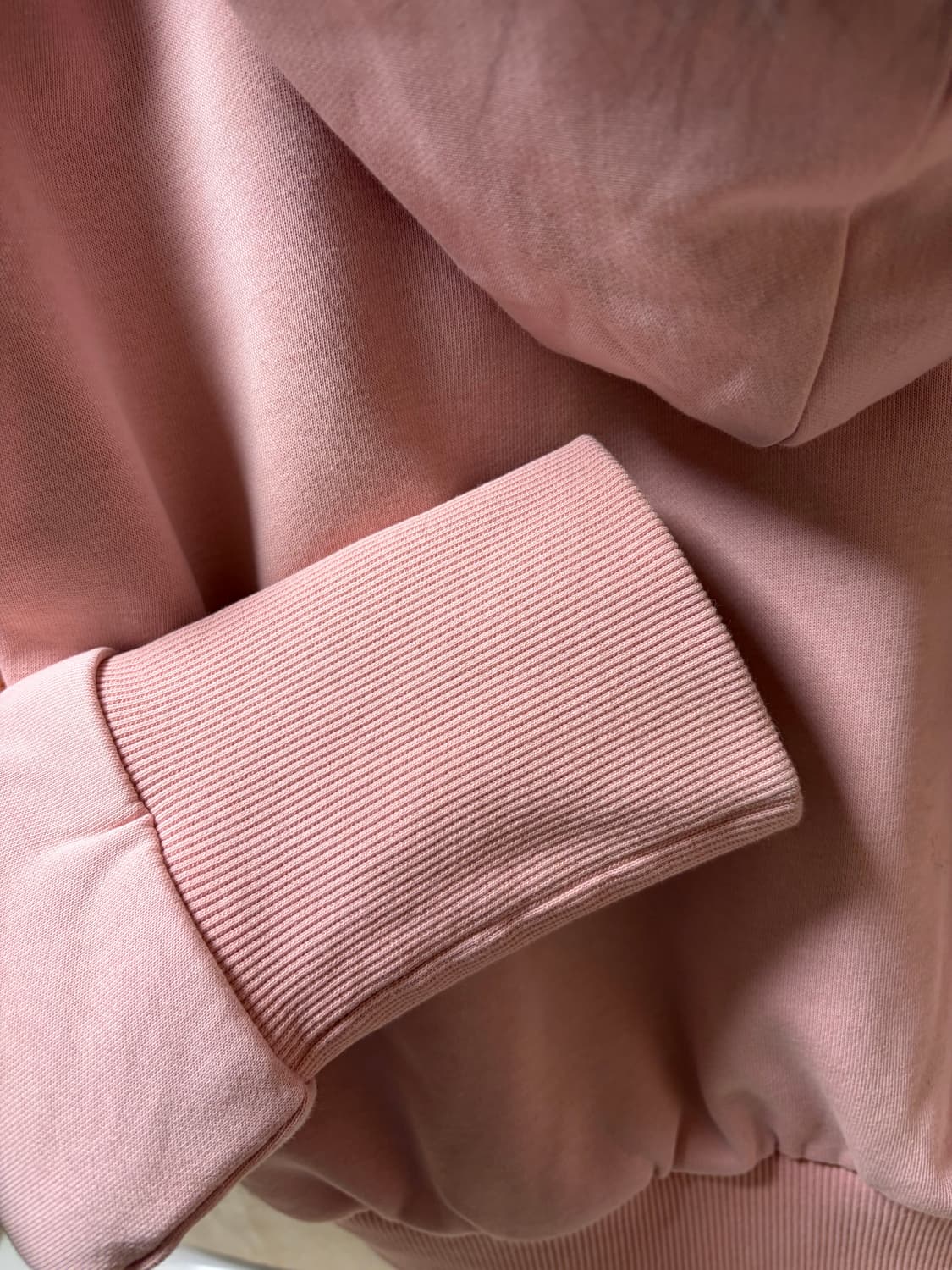 페일제이드 울프죠 퍼후드집업 핑크 1사이즈 상품이미지6