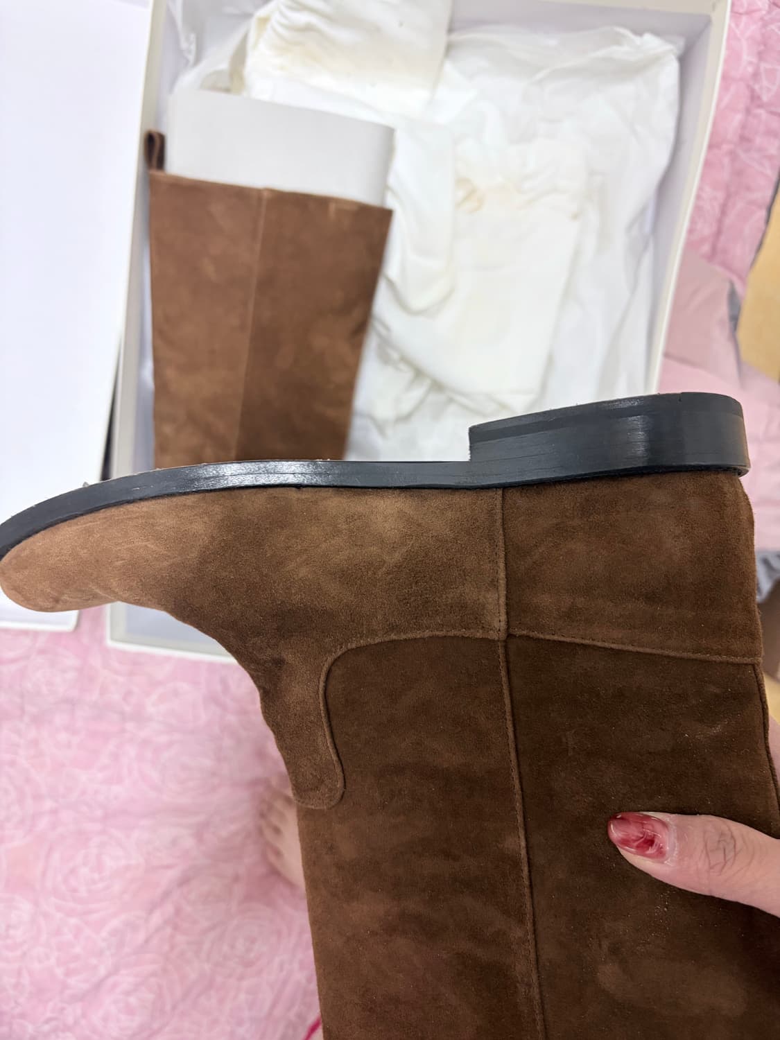 리본빛 ribbonbit Bunder Suede 부츠 상품이미지4