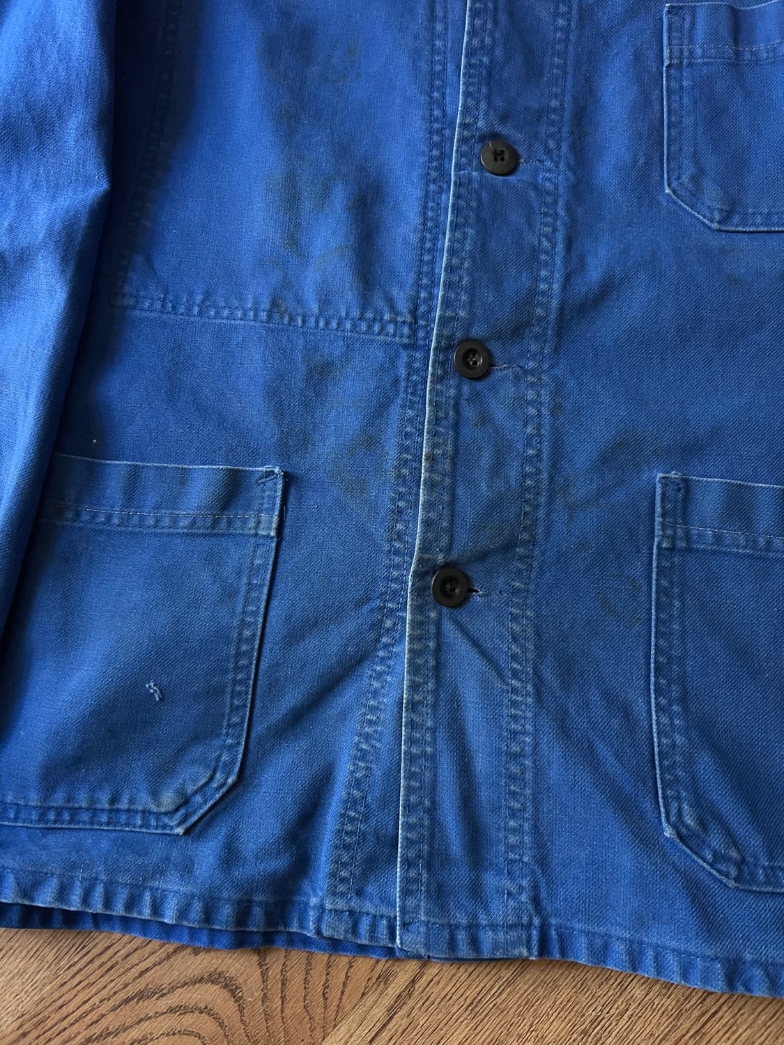 [M]90's Made in France 더티워싱 프렌치 워크자켓 상품이미지5