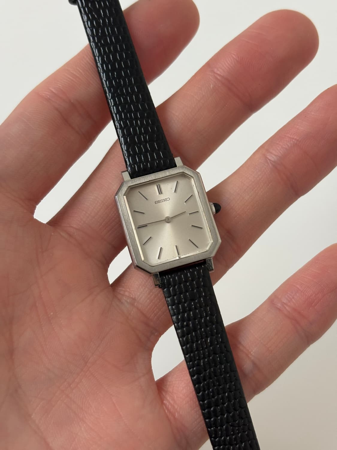 1980s Silver Square Ladies Quartz 상품이미지2