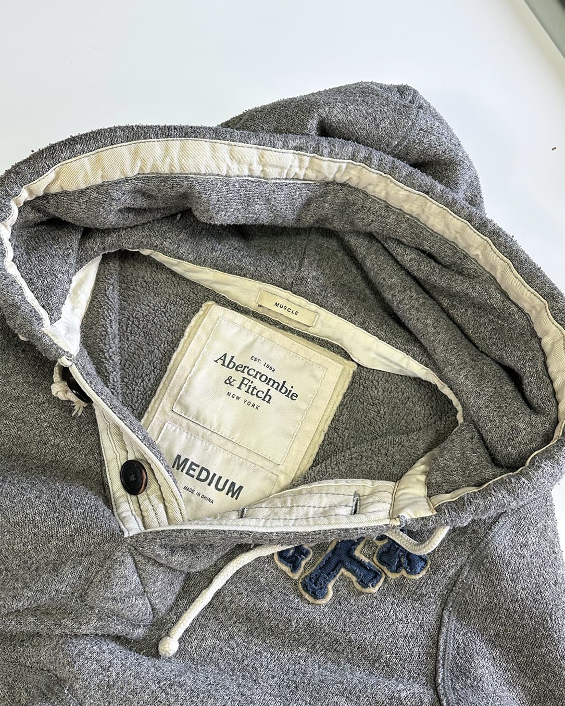 아베크롬비&피치 하프넥 후드티 상품이미지5