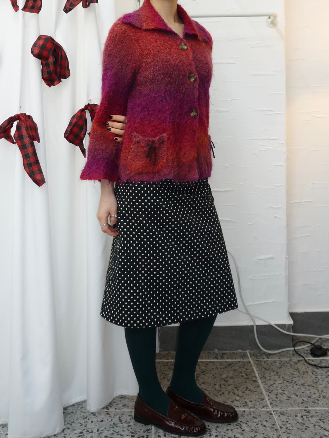 Spring dot midi skirt 상품이미지4