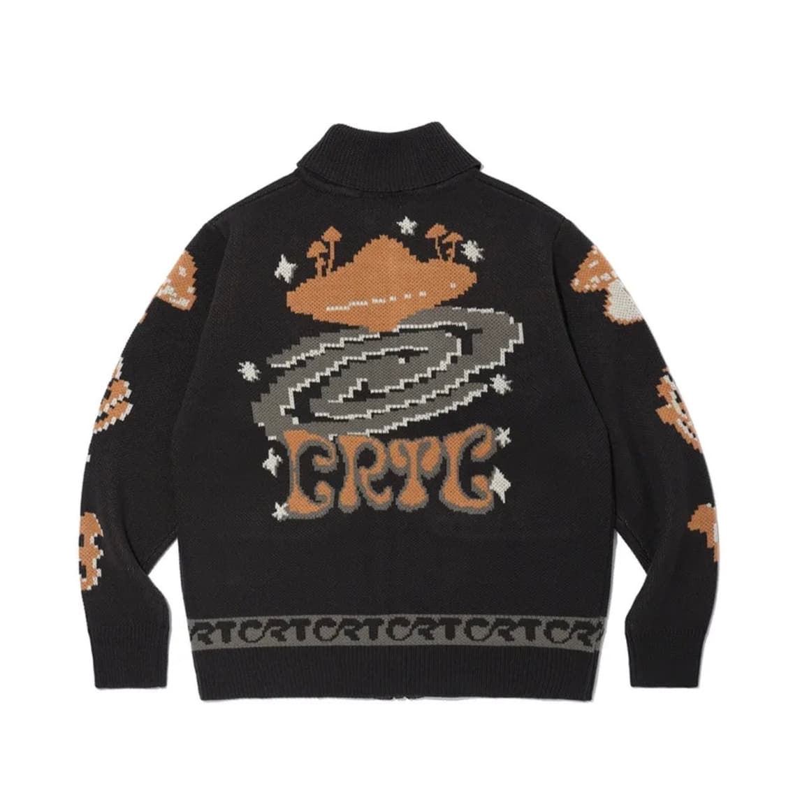 크리틱 ALEIN SHAWL 칼라 가디건 차콜(미사용품) 상품이미지2