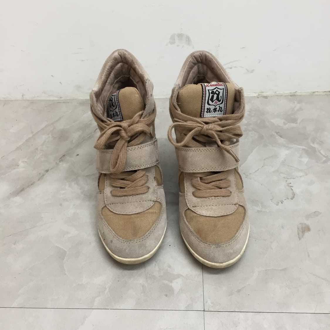 Ash 아쉬 스웨이드 하이탑 웨지 스니커즈 상품이미지2