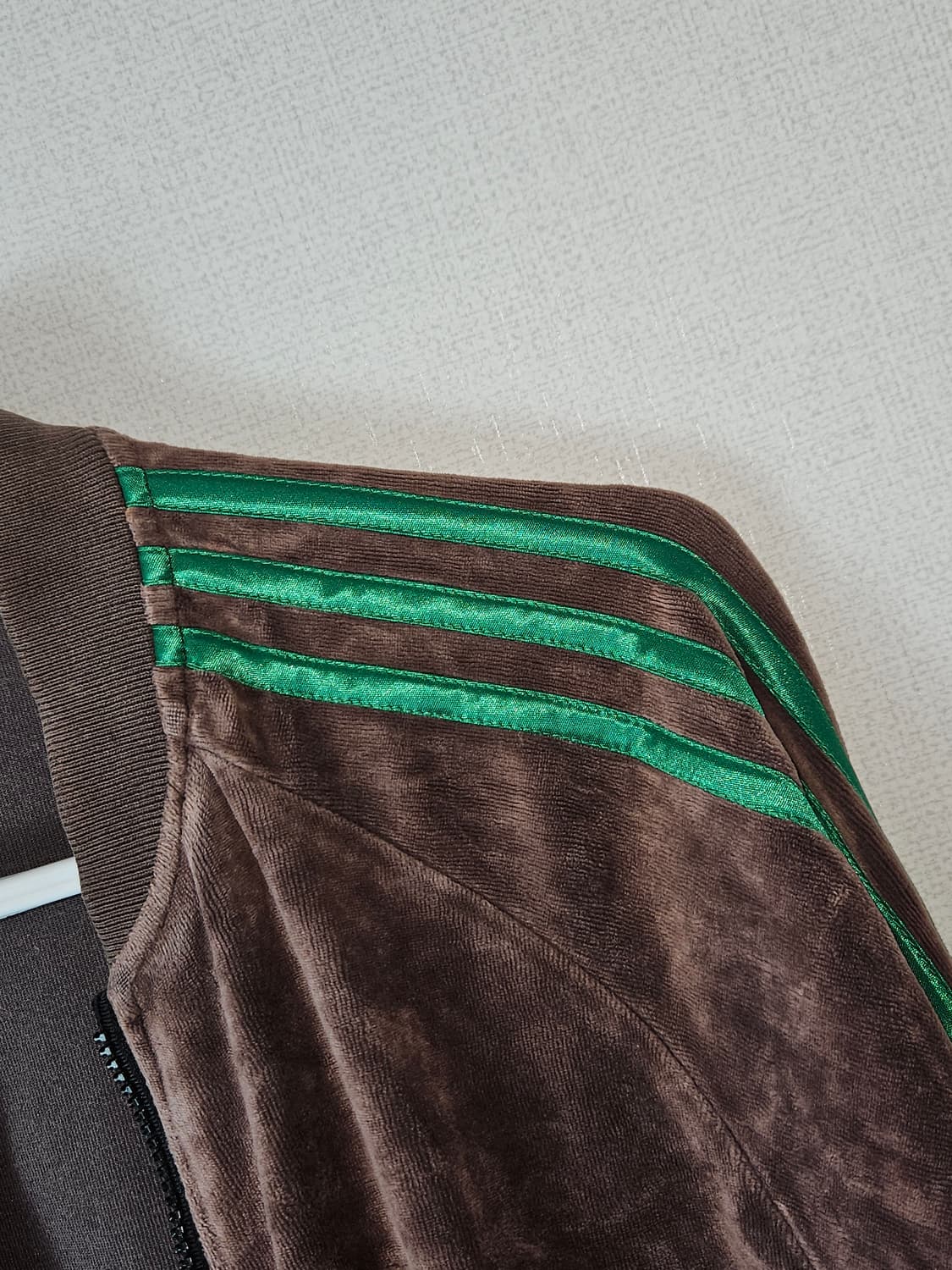 아디다스 벨벳 y2k 초코나무숲 트랙탑 져지 대장 자켓 90 상품이미지6