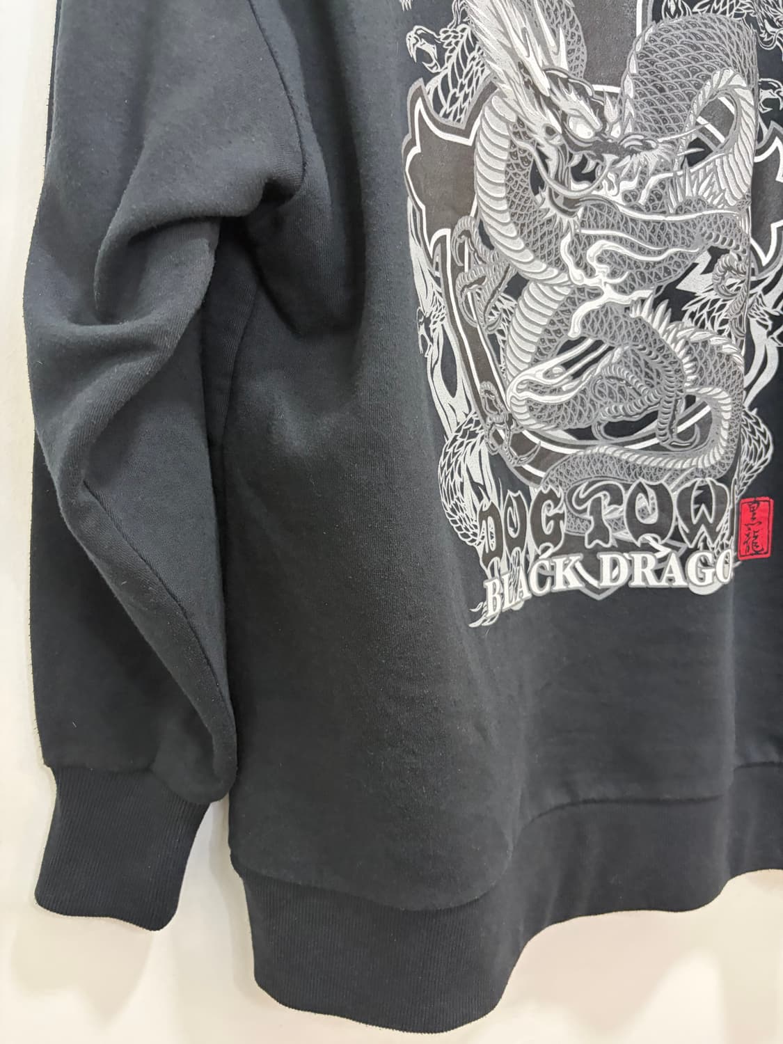 Dog town 블랙드래곤 프린팅 긴팔 맨투맨 상품이미지9