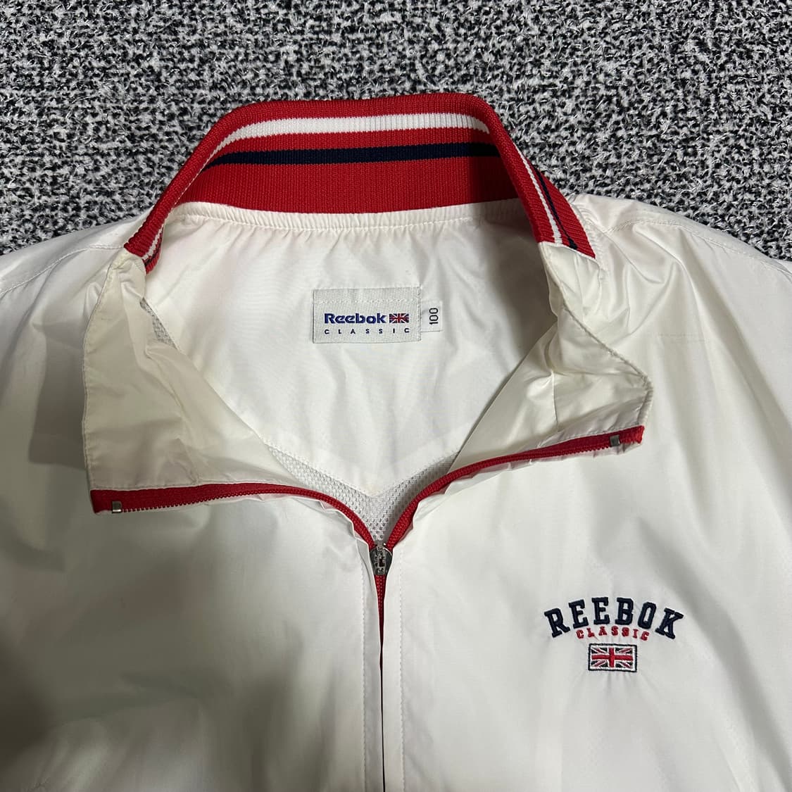 (100) 리복 클래식 화이트 바람막이 자켓 상품이미지2