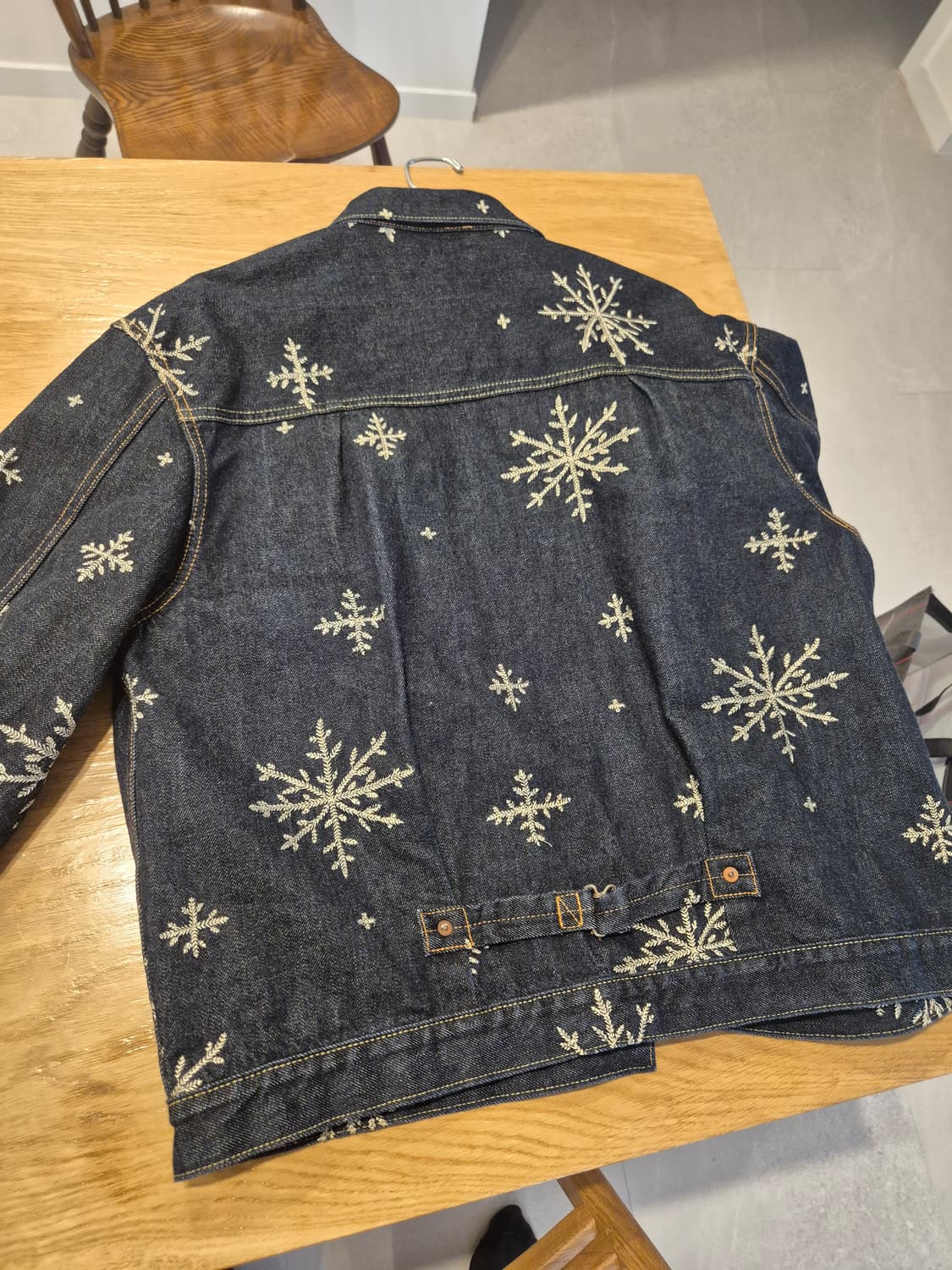 캐피탈 14oz 데님자켓 스노우 상품이미지3