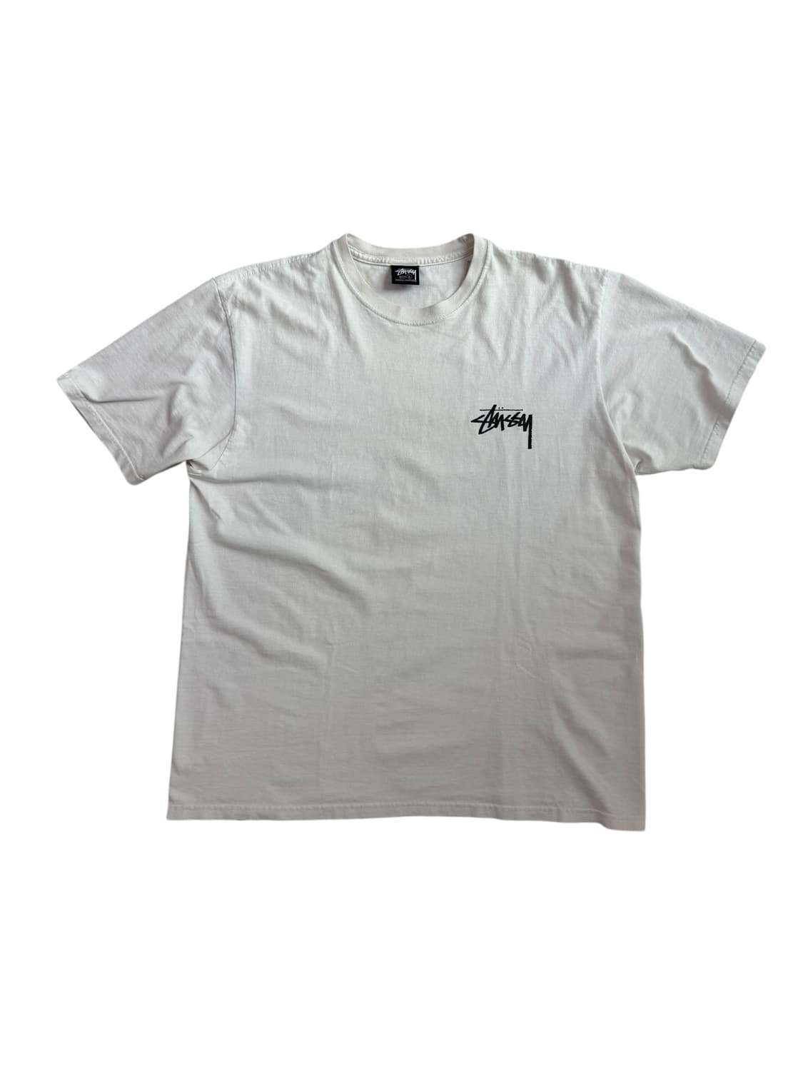 스투시 쉐터드 화이트 반팔 상품이미지5