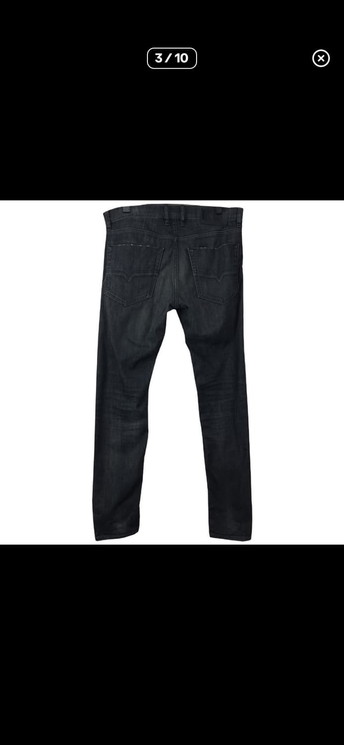 [DIESEL]  디젤 슬림핏 흑청 데님 팬츠 청바지 P01140 상품이미지3