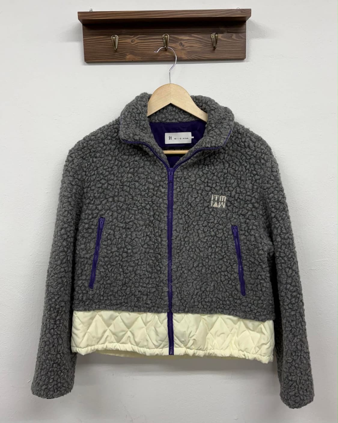 잇 미샤 22fw 울 혼방 플리스 자켓 [79-85-155] 상품이미지1