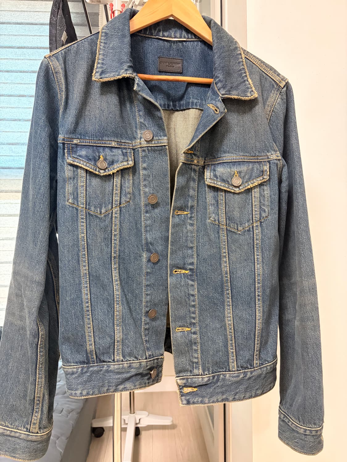 생로랑 14시즌 퍼머넌트 데님자켓 상품이미지1