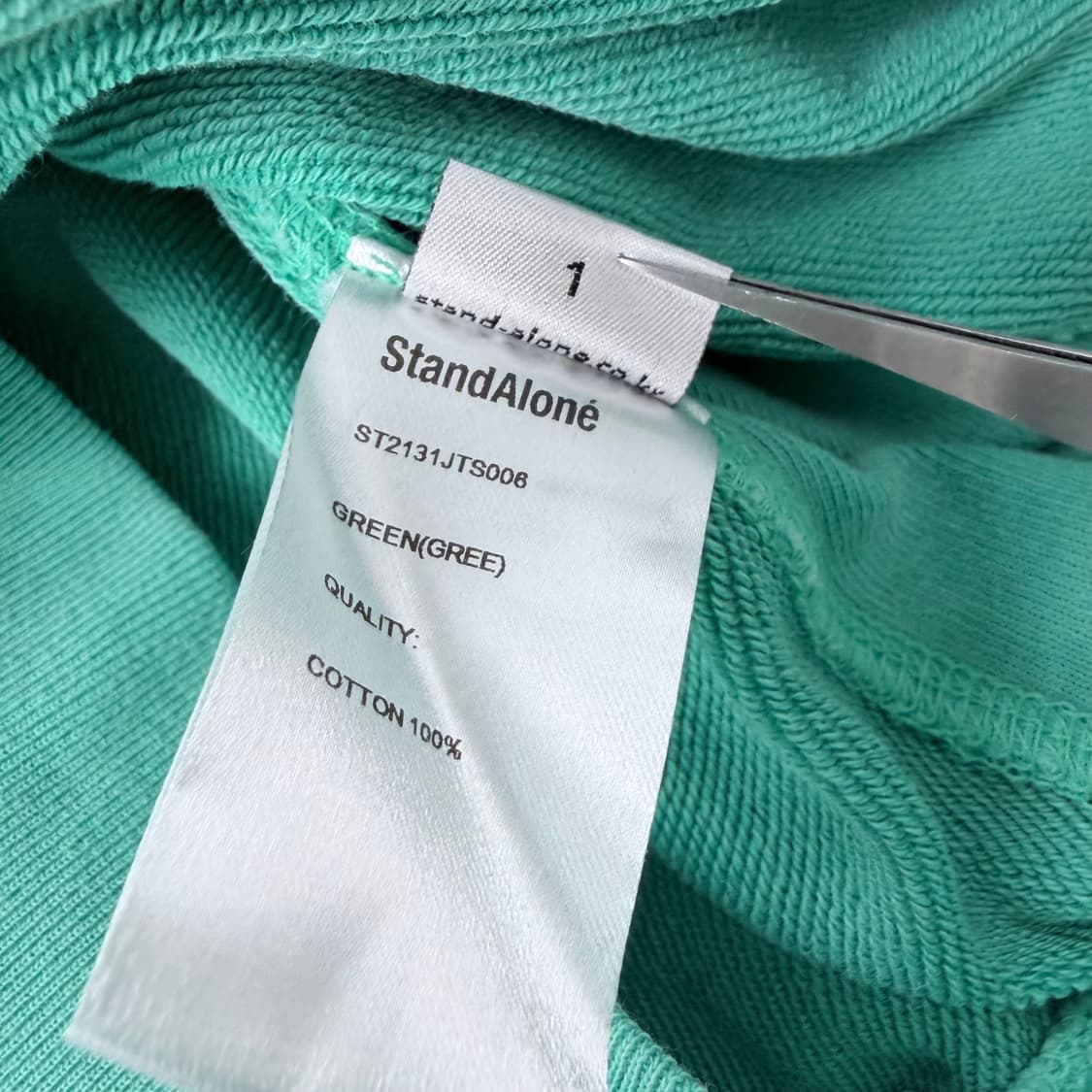 스탠드얼론 가먼트다잉 스웻 1사이즈 상품이미지7