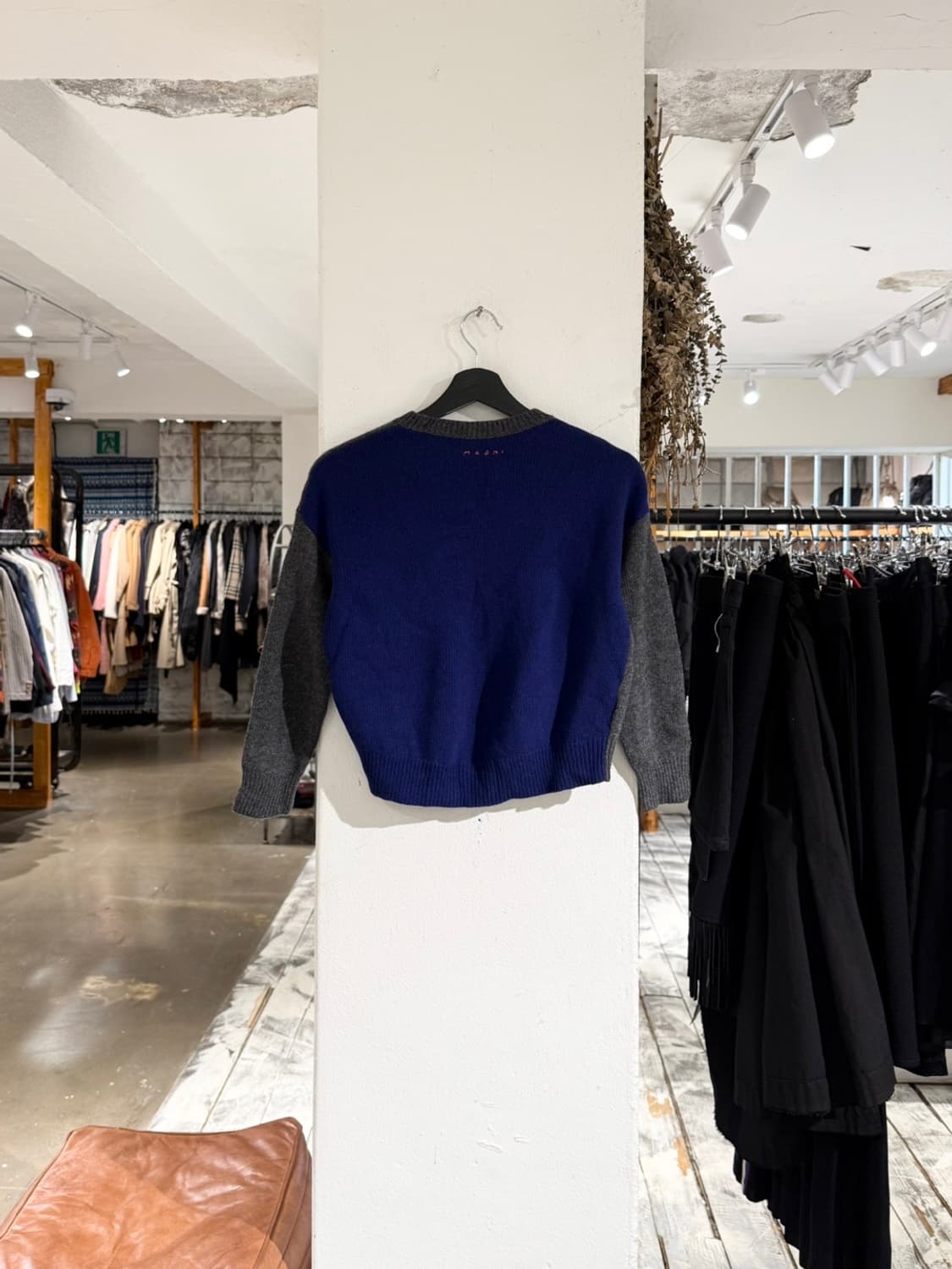 마르니 키즈 그레이 블루 니트 스웨터  상품이미지6