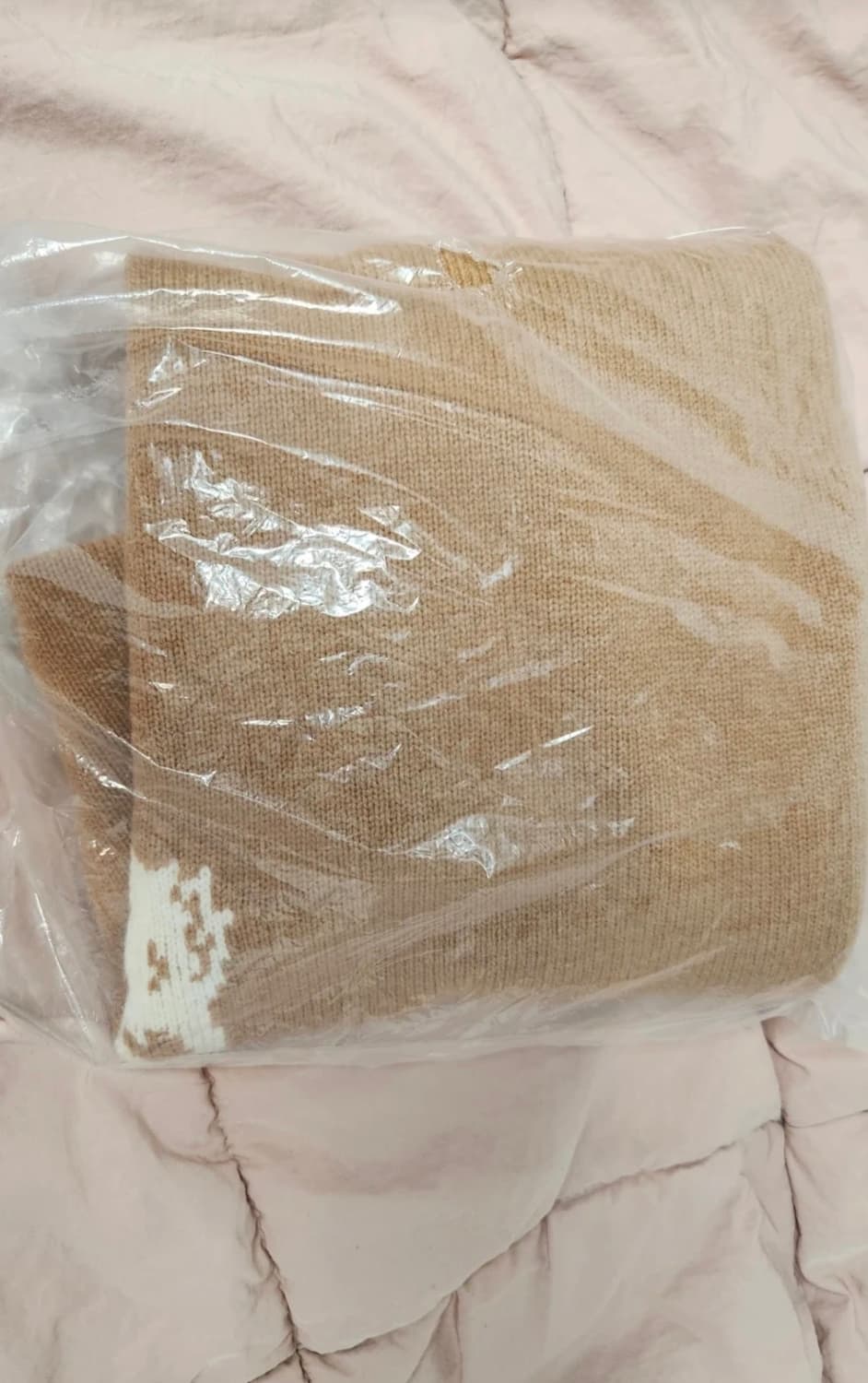 새상품) 메종키츠네 폭스헤드 니트 브라운 M 상품이미지5