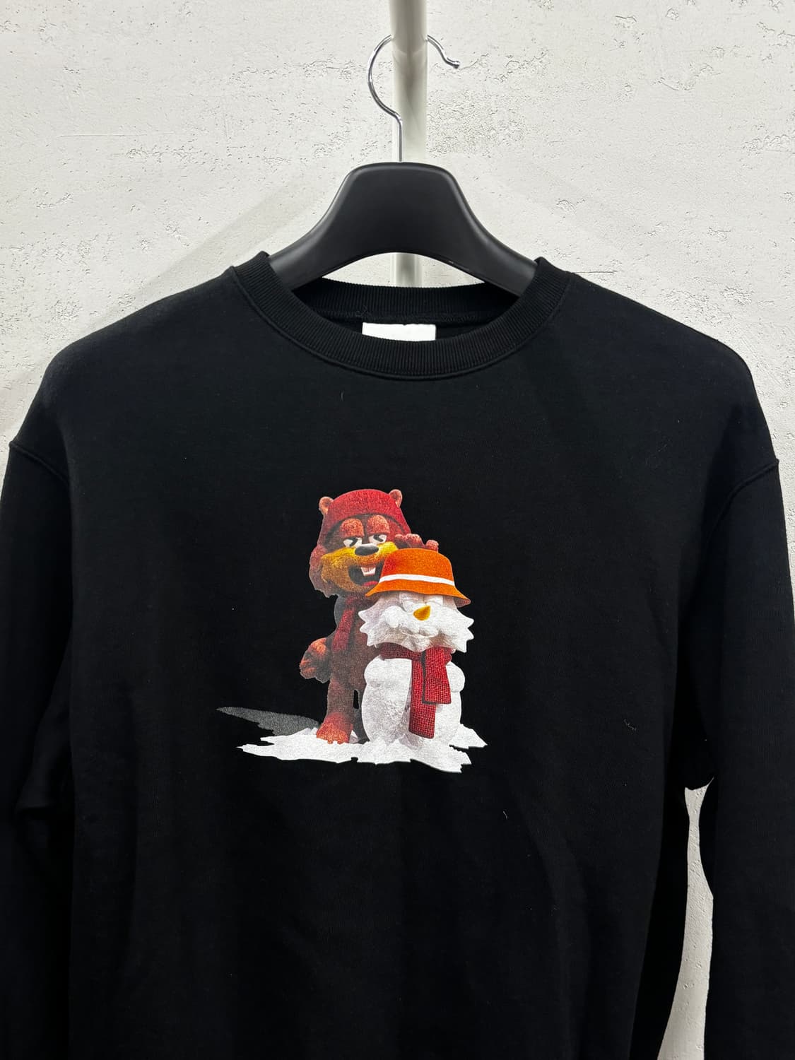 Balansa x BEAKER 맨투맨 블랙 M 상품이미지3