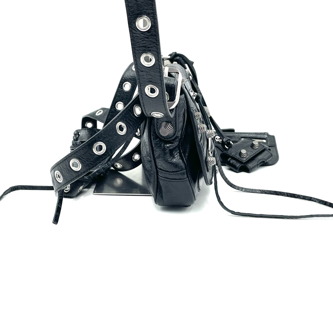 발렌시아가 르 카골 아레나 플랩백 xs 블랙 상품이미지4