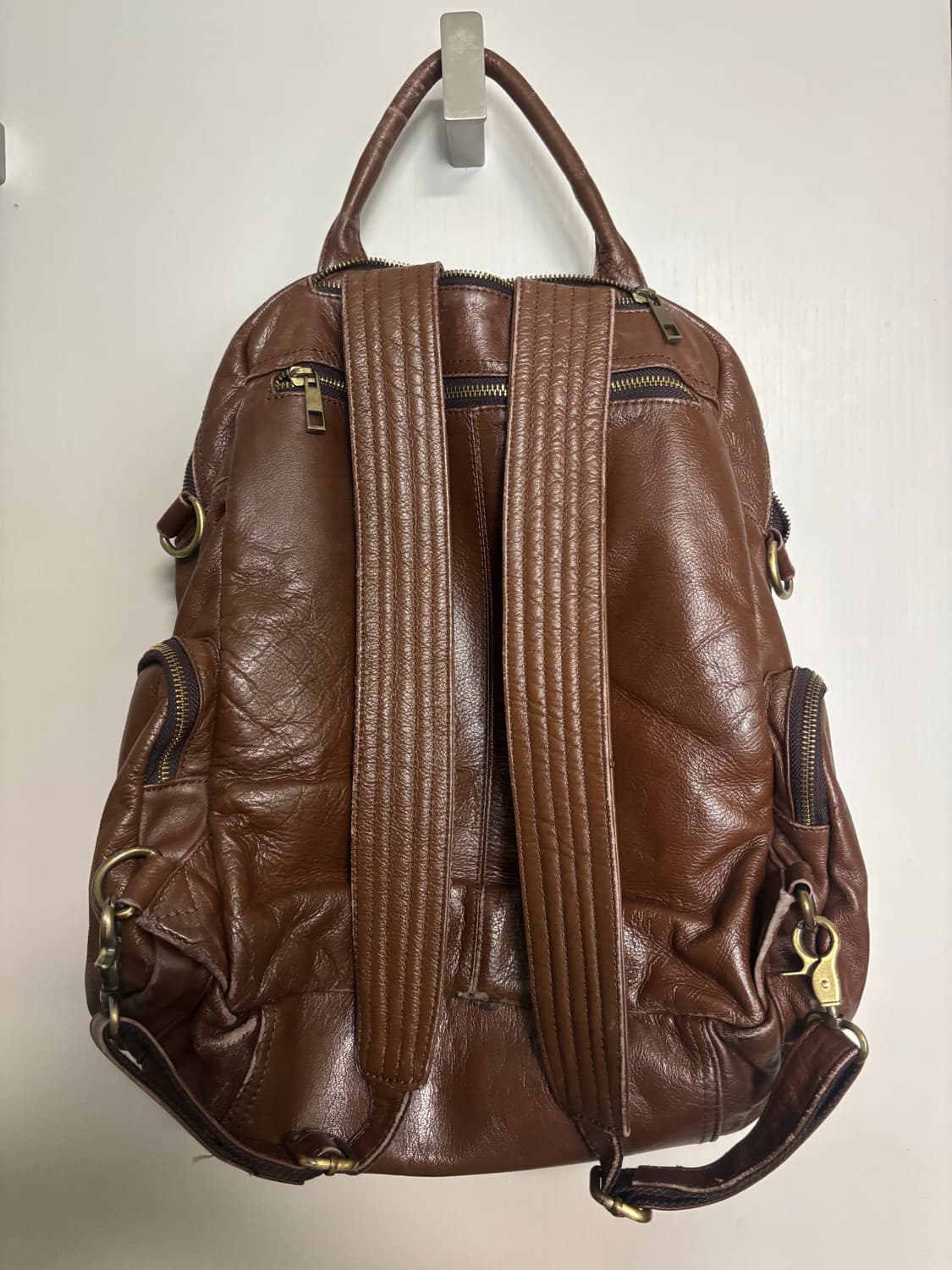 빈티지 소가죽 백팩 멀티백 상품이미지4