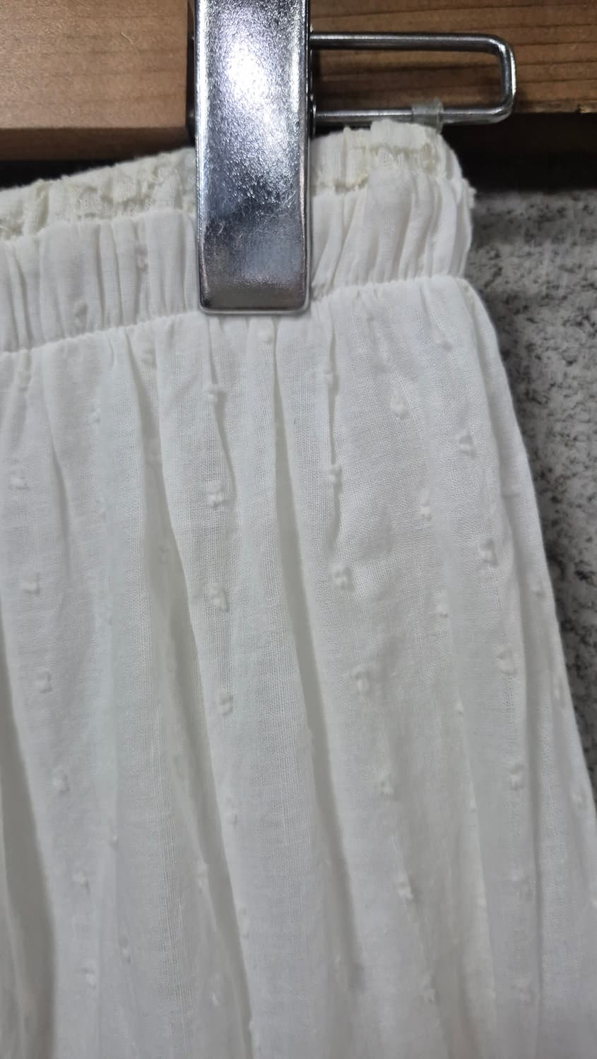 레이스 자수 면 롱스커트 하구미룩 모리룩  상품이미지4