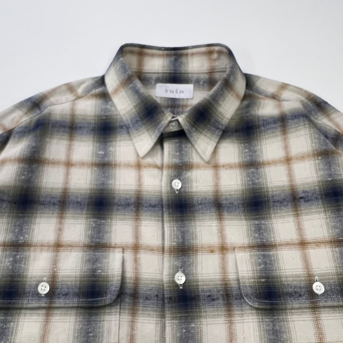 tuin 체크 플란넬 셔츠 상품이미지3