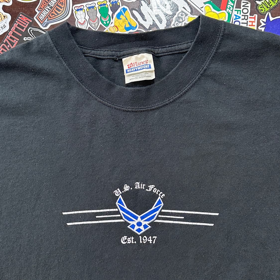 00s US Air Force 빈티지 티셔츠 XXL 상품이미지4