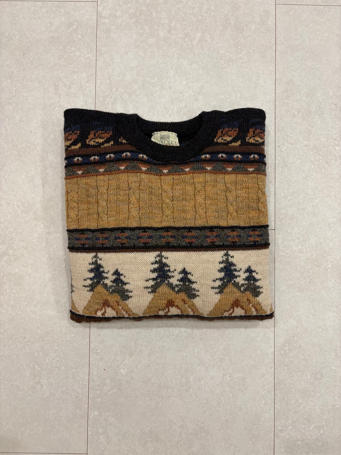 남자 패턴 니트 상품이미지1