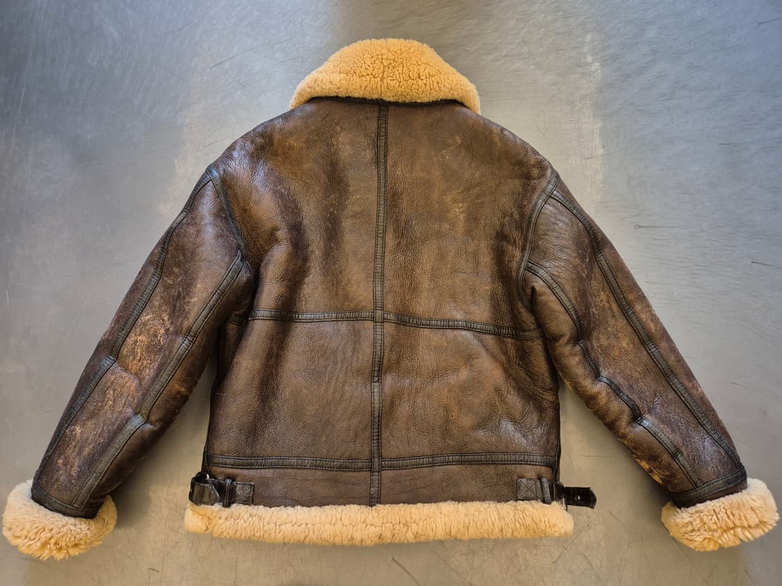 90s TTPE B-3 양가죽 무스탕 상품이미지2