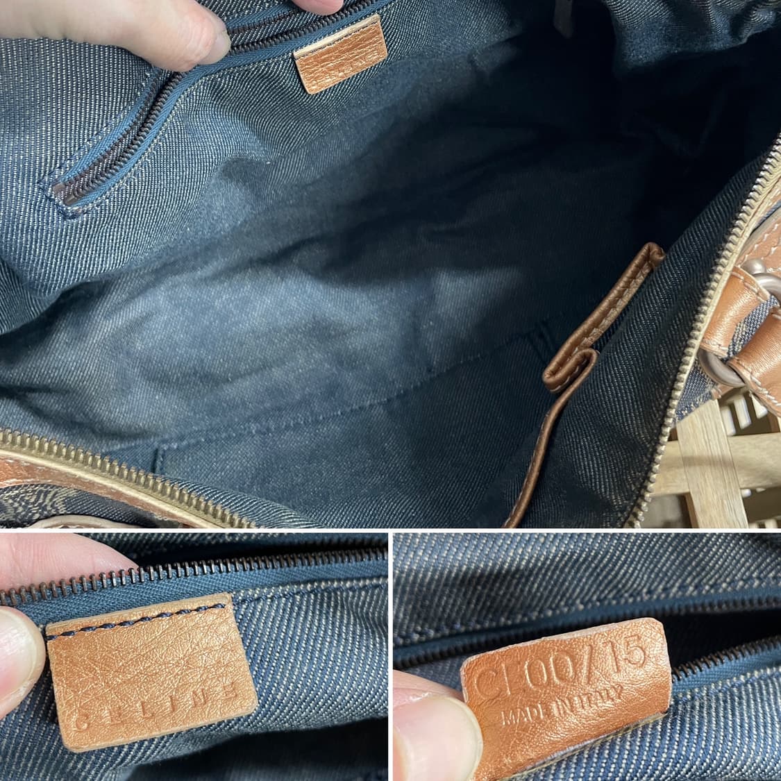 셀린느 데님 트리오페 y2k 숄더백 상품이미지10