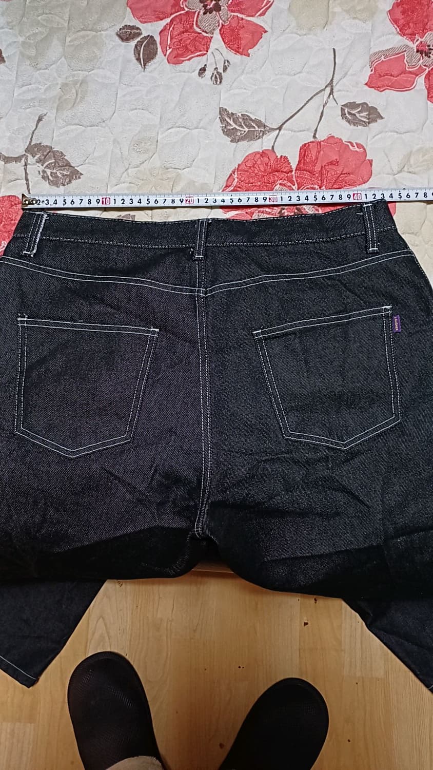 라퍼 와이드데님팬츠 실측33인치 기장105 상품이미지6