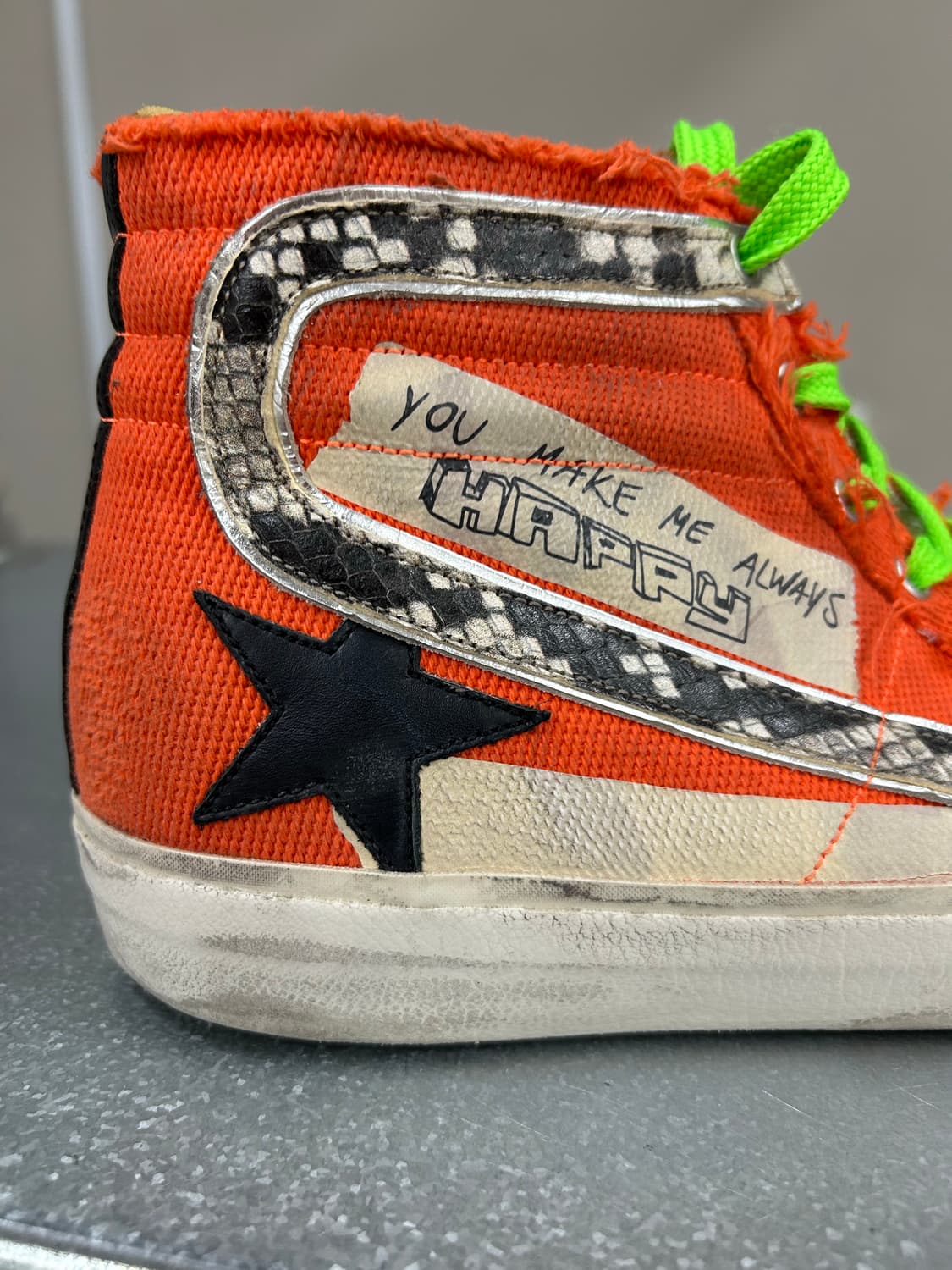 골든구스 오렌지 캔버스 43 상품이미지7