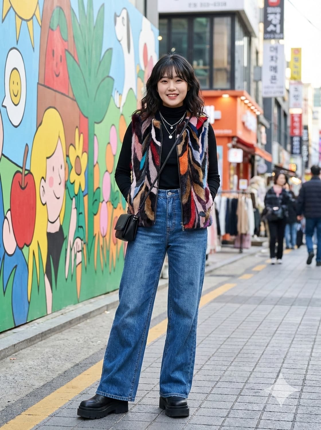 EURO COLLECTION 유로컬렉션 밍크 퍼 베스트 조끼 상품이미지1