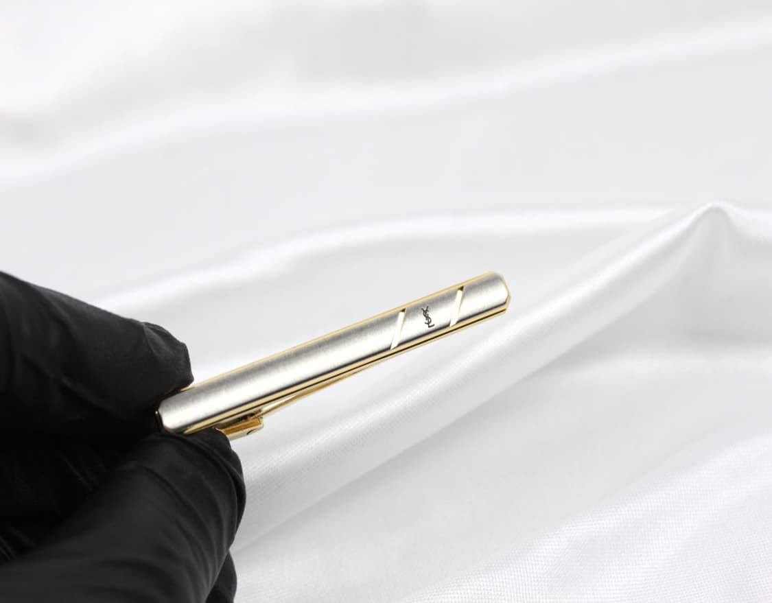 입생로랑 A+등급 5.2cm 남자 명품 넥타이핀 빈티지 상품이미지6