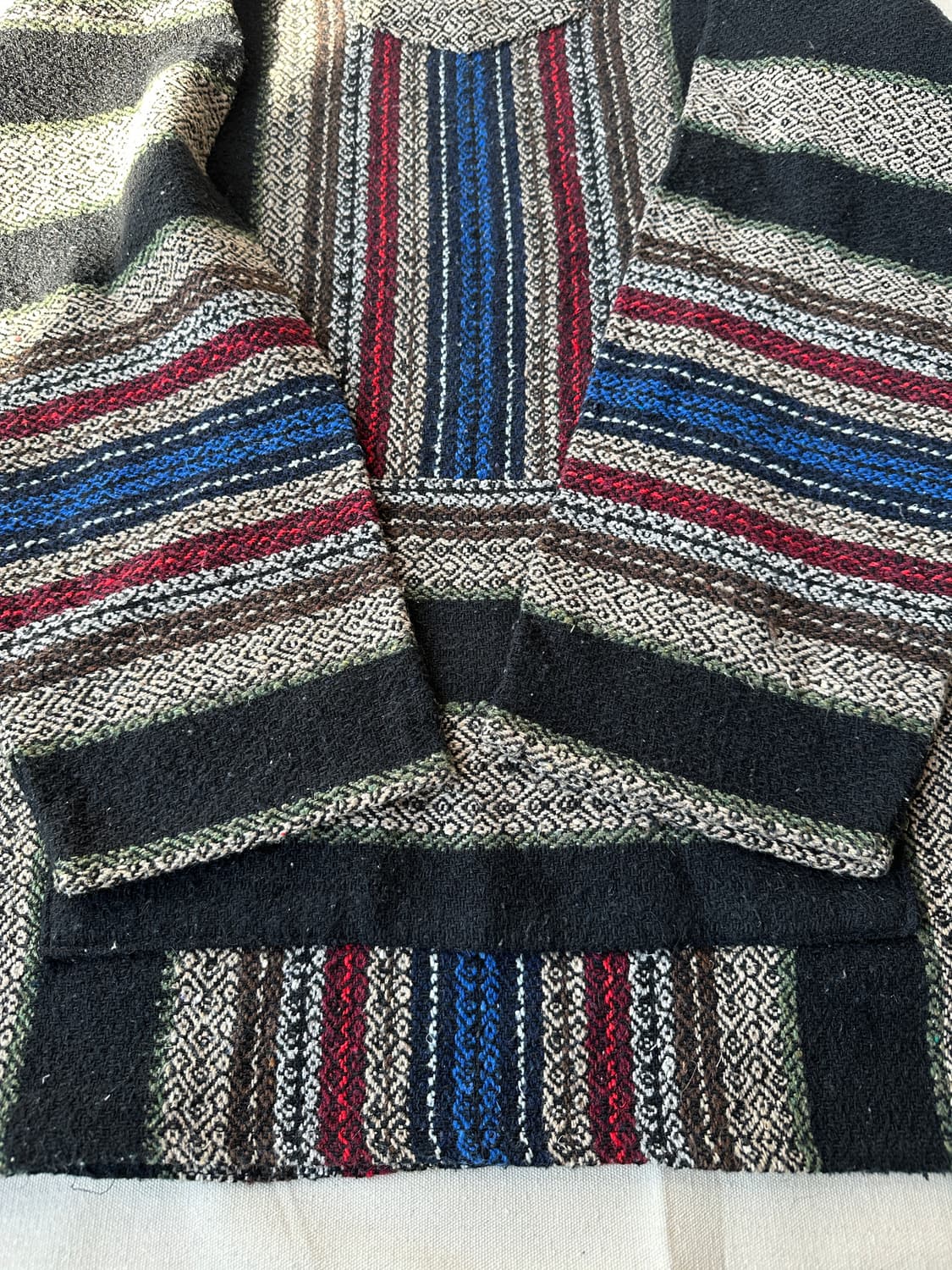 멕시칸 바자 풀오버 니트 후디 L-XL 상품이미지6