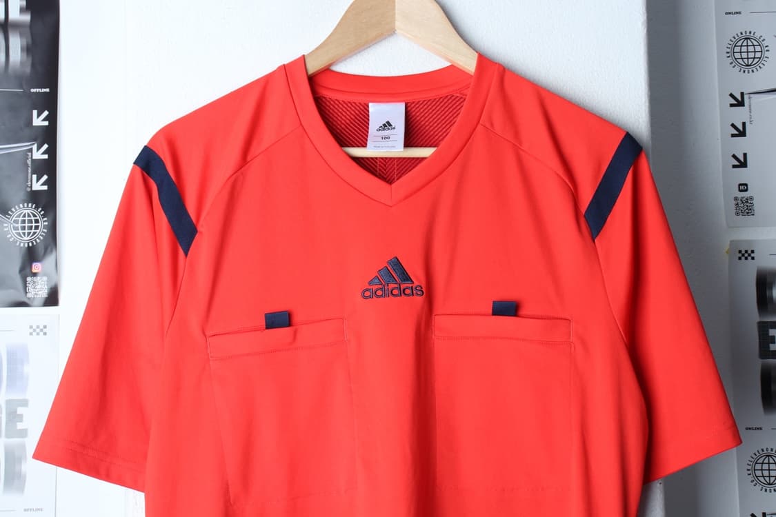 (L-XL) 아디다스 반팔 티셔츠 축구 풋살 기능성 레드-H30078 상품이미지3