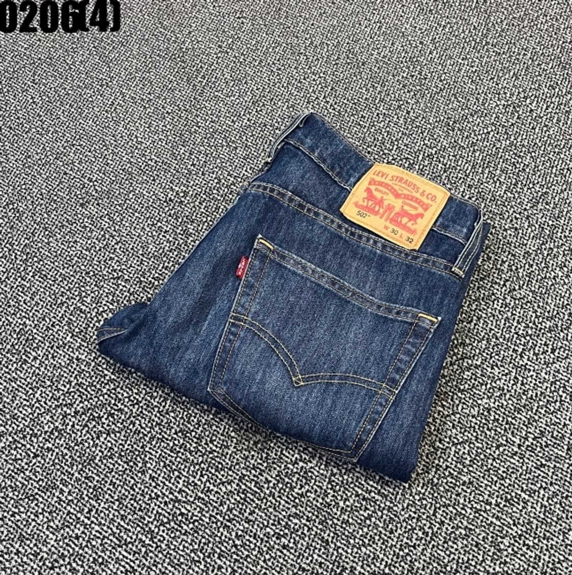 [W30W32] 리바이스 502 워싱 일자핏 데님 팬츠 0206(4) 상품이미지1