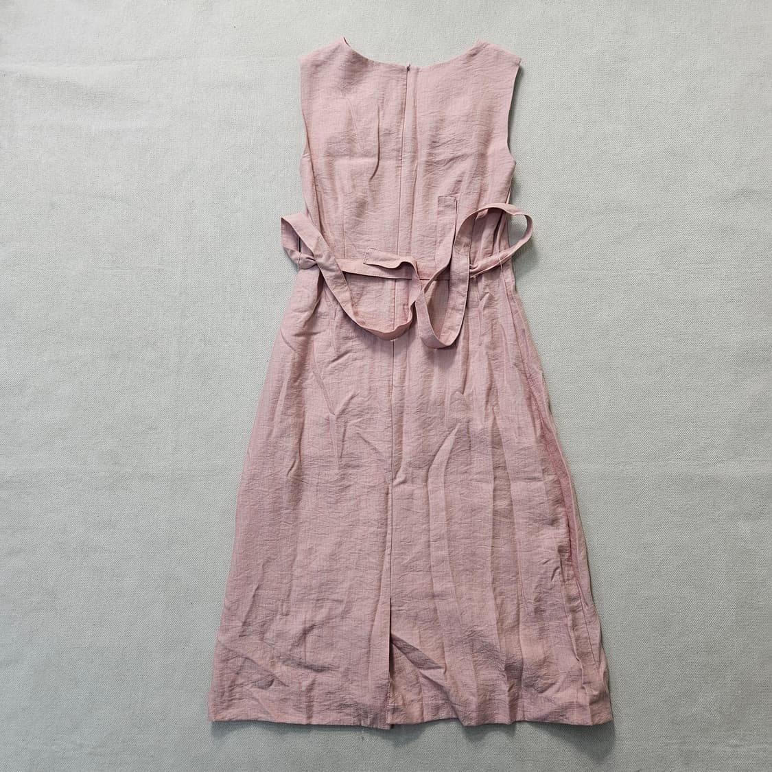 85-95 로엠 민소매 린넨 원피스 0403Y 상품이미지2