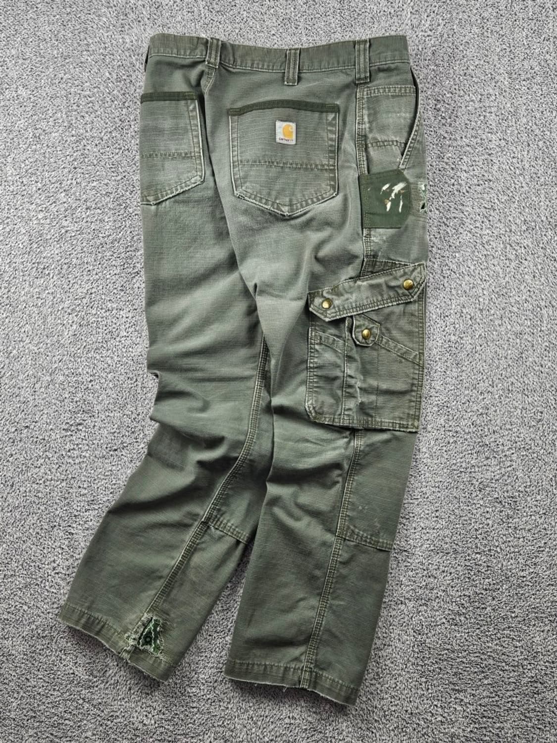 칼하트 리페어 커스텀 립스탑 카고 워크 팬츠 (32X30) / 10772 상품이미지3