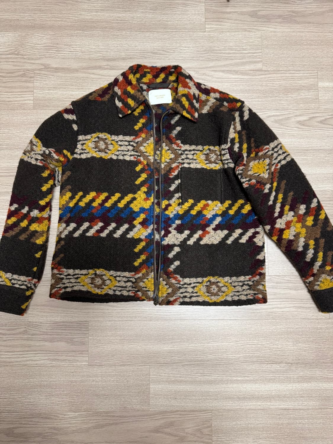 에임레온도르 블랭킷 오버셔츠 자켓 상품이미지3