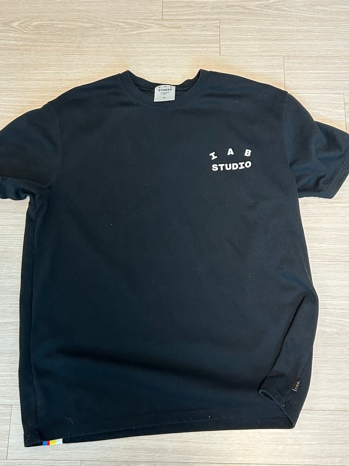 IAB studio 10주년 반팔 xl 흰,검 일괄판매 상품이미지3