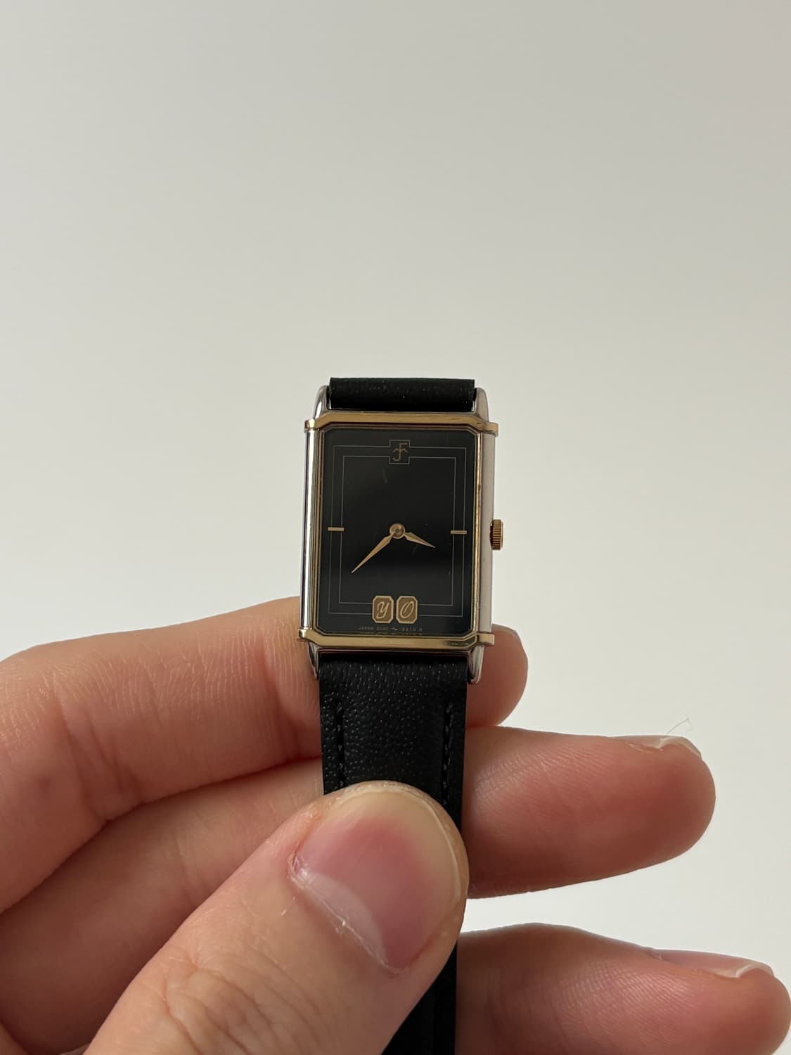 1980s Black Combi Tank Ladies Quartz 상품이미지3