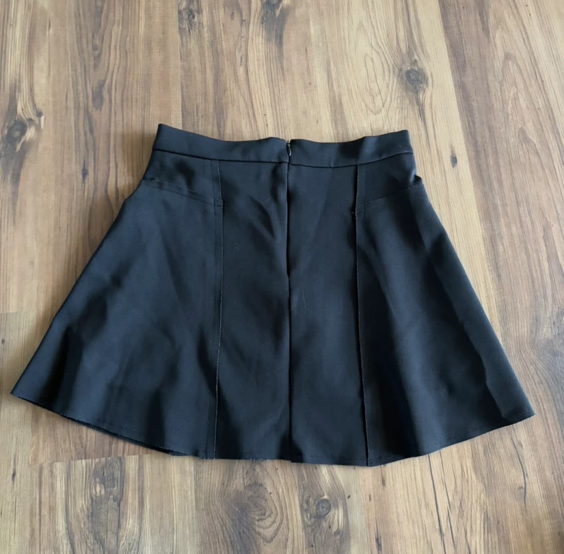 코인코즈 블랙 A라인 미니스커트 상품이미지2