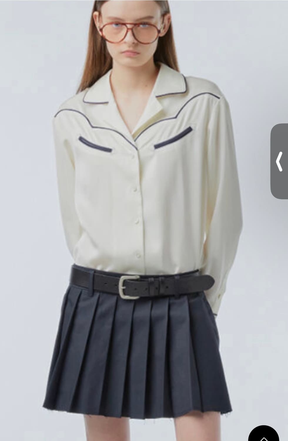 Silk western blouse shirt 상품이미지3