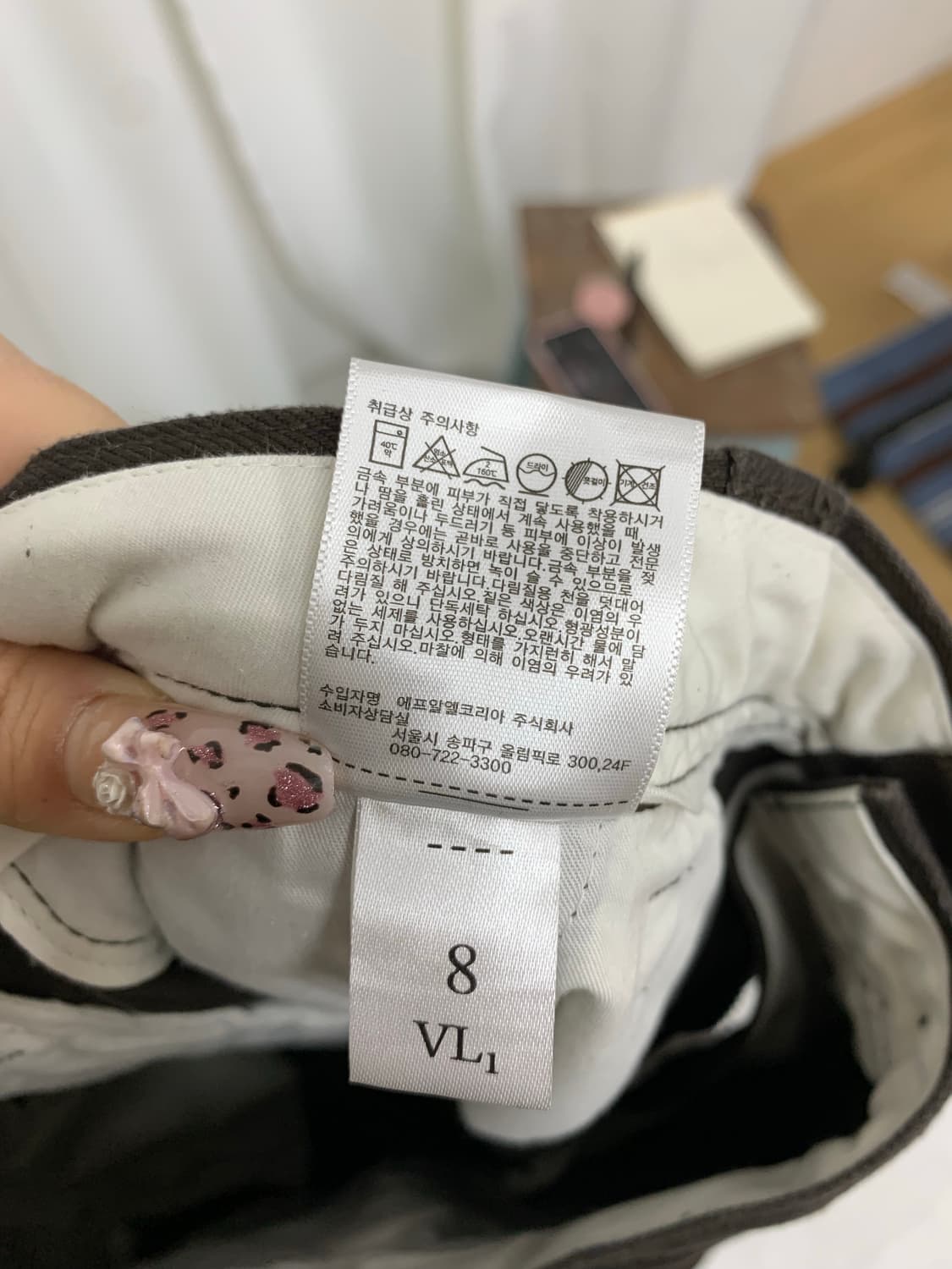 유니클로 데님 와이드팬츠#735 상품이미지5