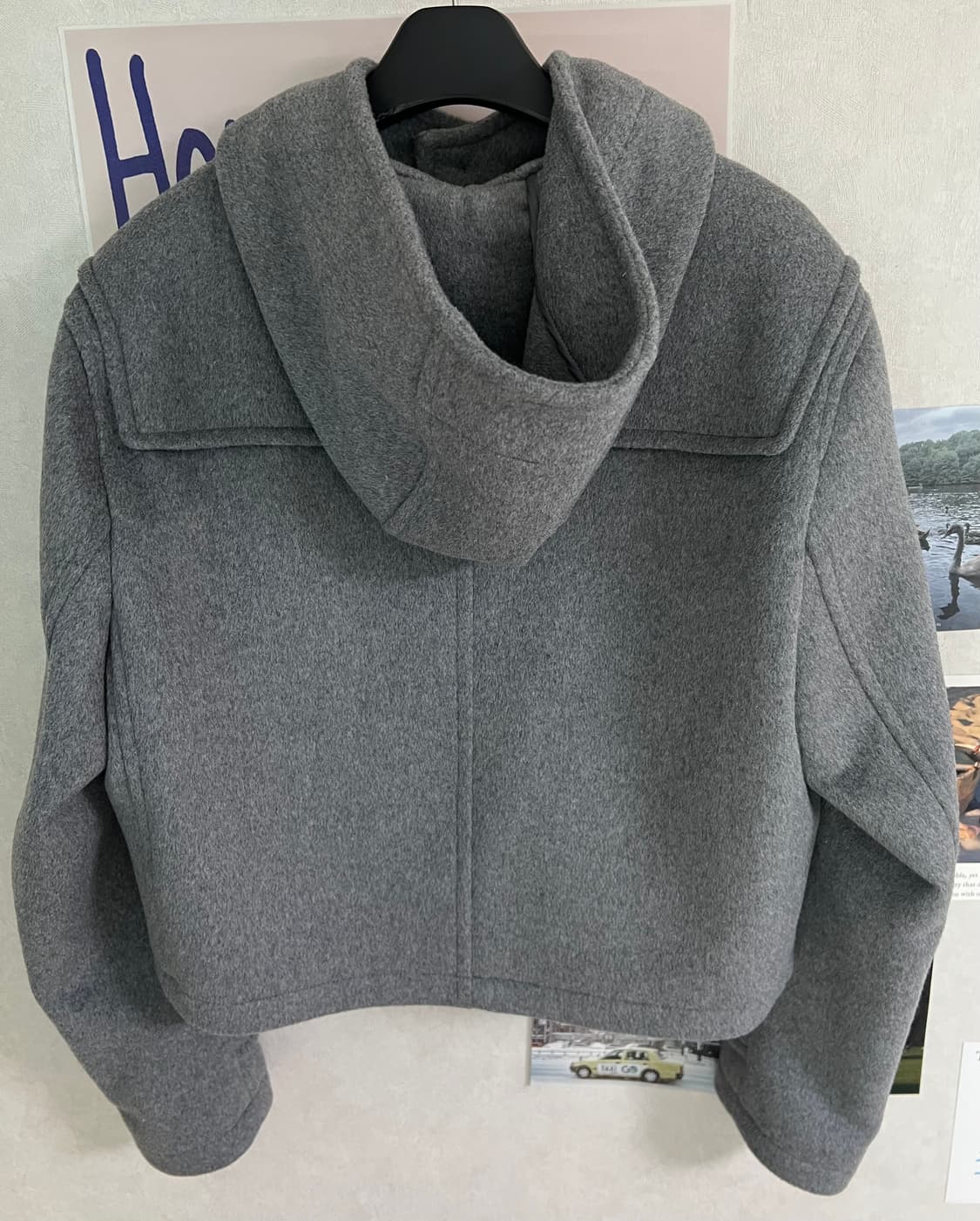 로씨로씨 크롭 울 더플 코트 상품이미지6