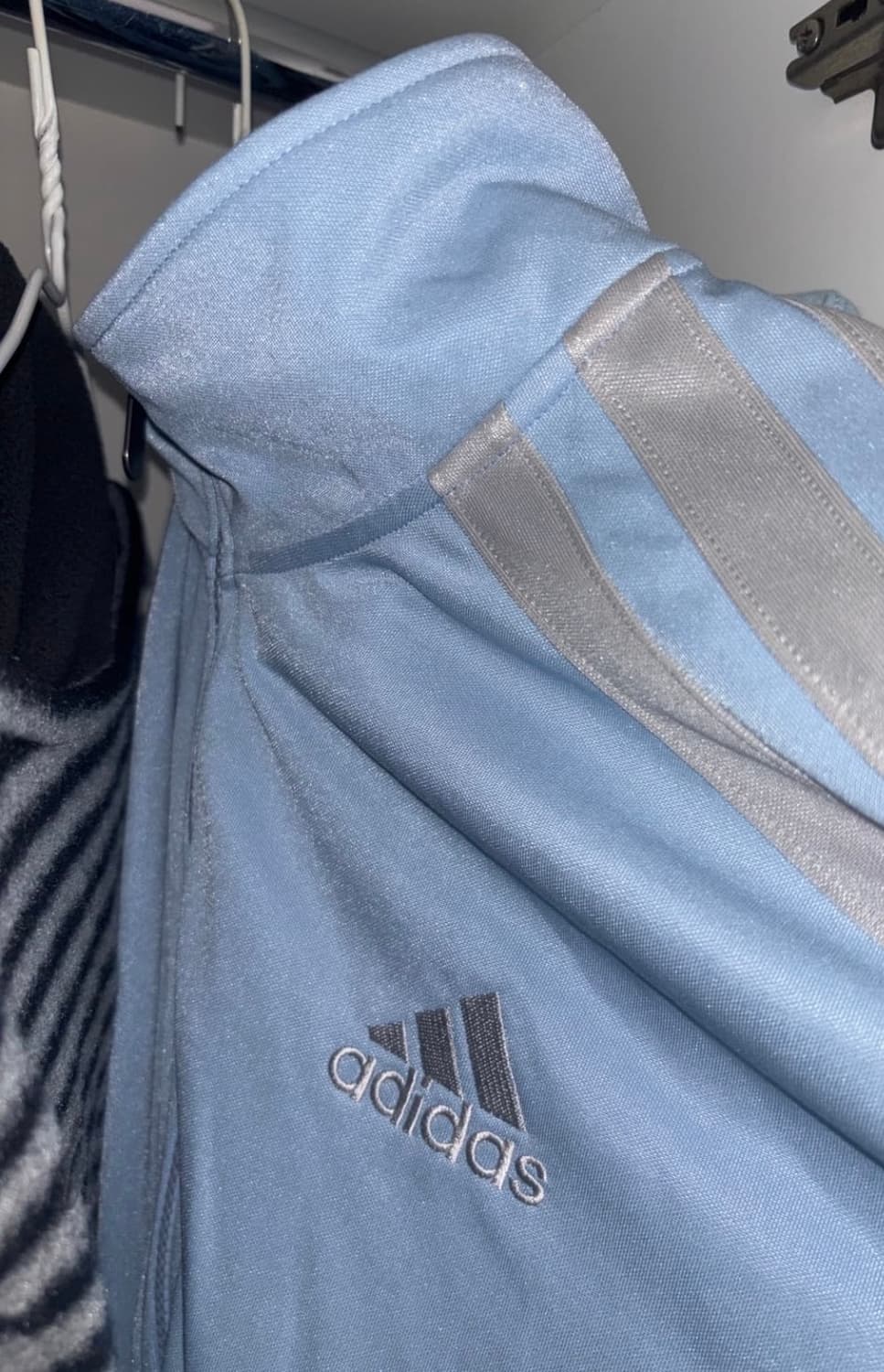 희귀져지 시나모롤깔 아노깔 아디다스 져지 • 그레이 소라색 하늘색져지• 상품이미지1