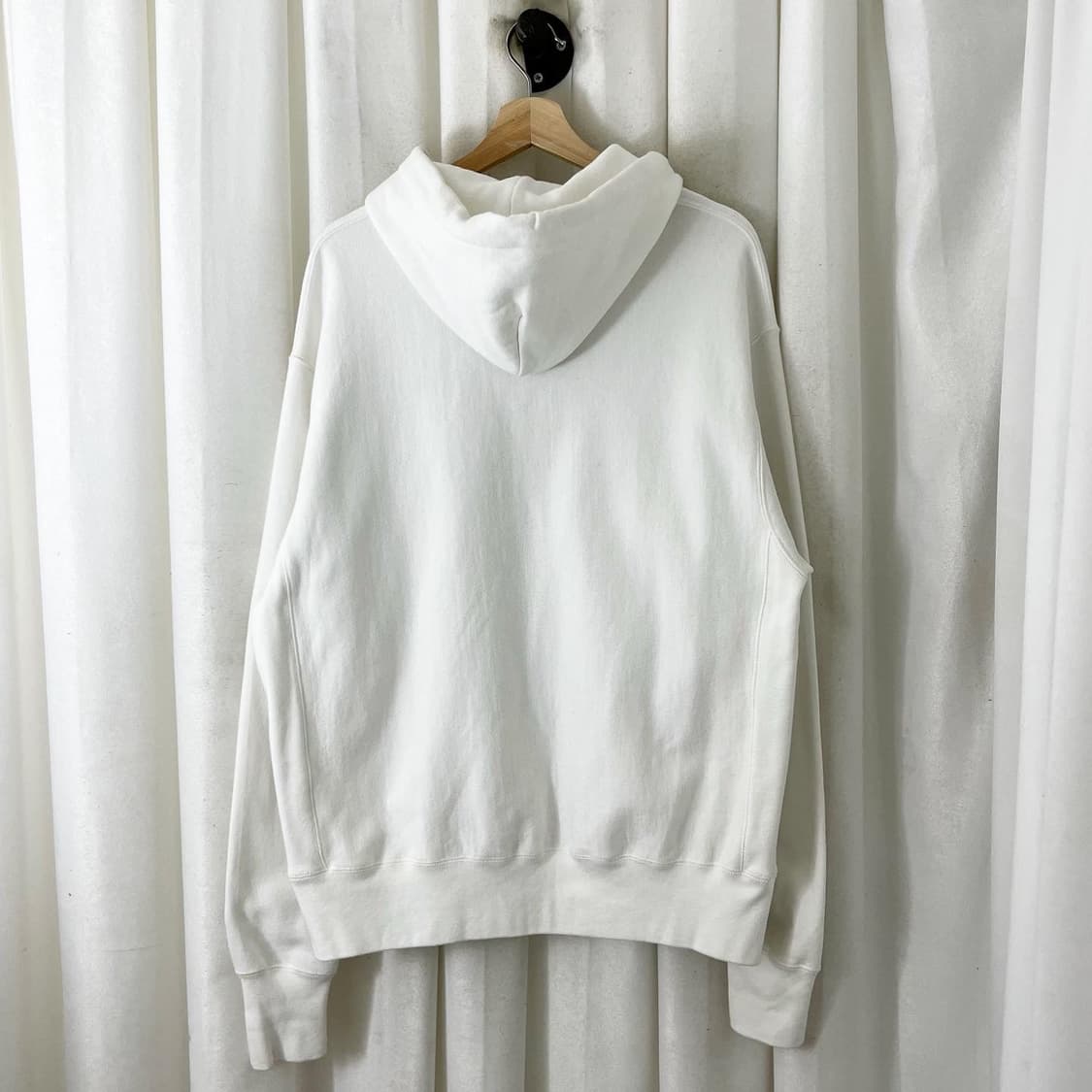 챔피온 화이트 자수로고 후드 집업 상품이미지5