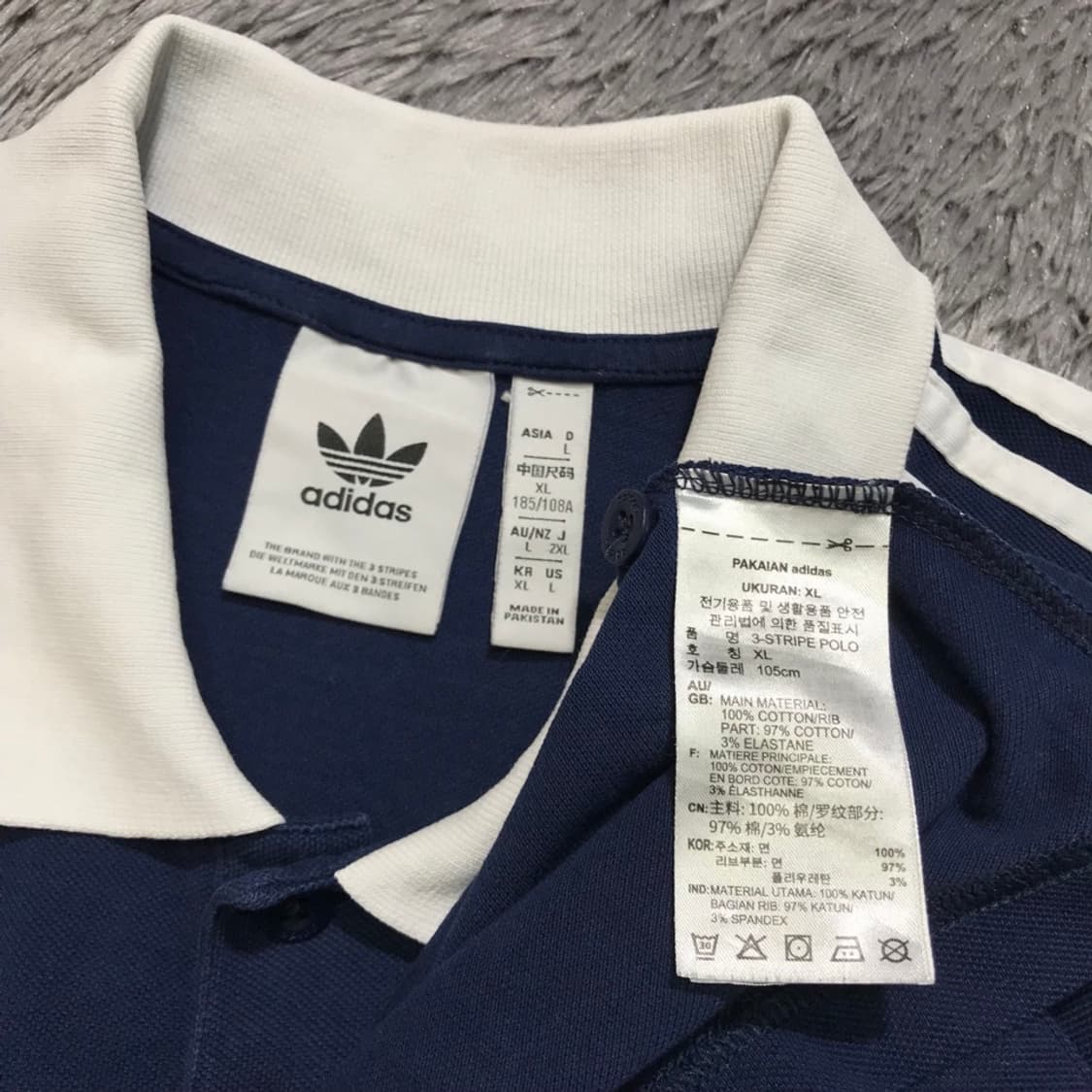 [[XL, A급] 아디다스(ADIDAS) 3S 반팔 폴로티셔츠@845 상품이미지6
