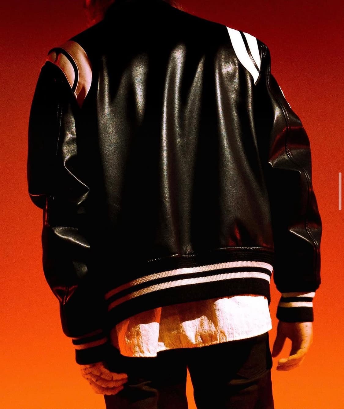 급처) xordinary LambSkin Varsity Jacket 상품이미지3