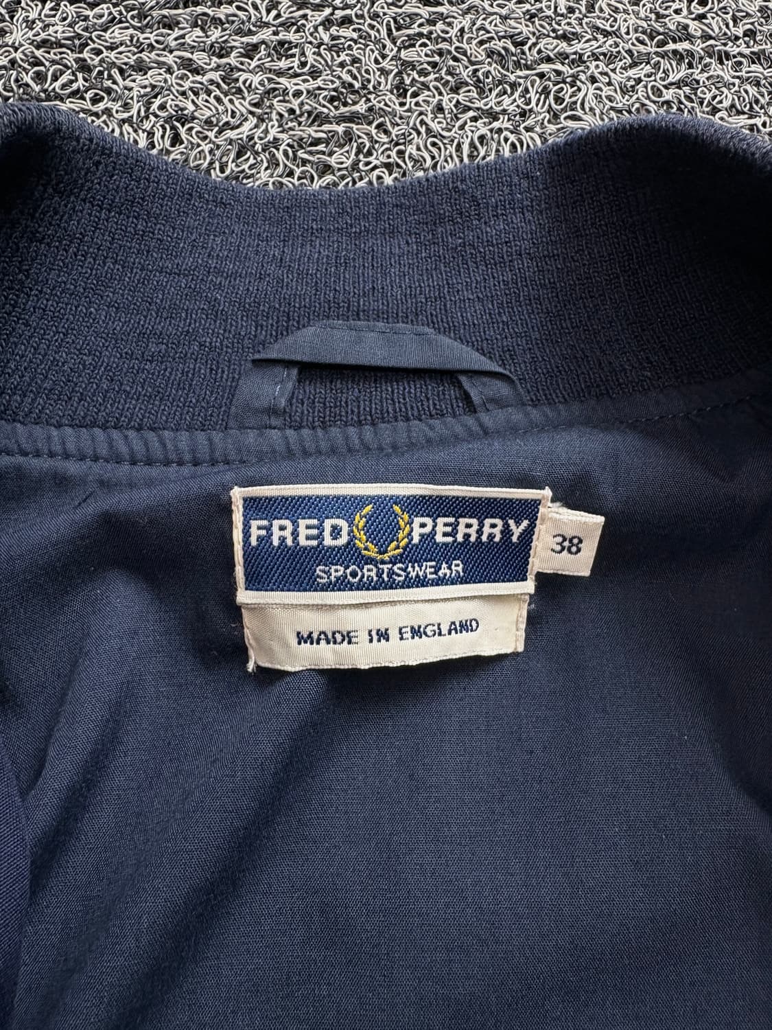 프레드페리 미니멀 트윌 코튼 해링턴 자켓 2017 상품이미지3