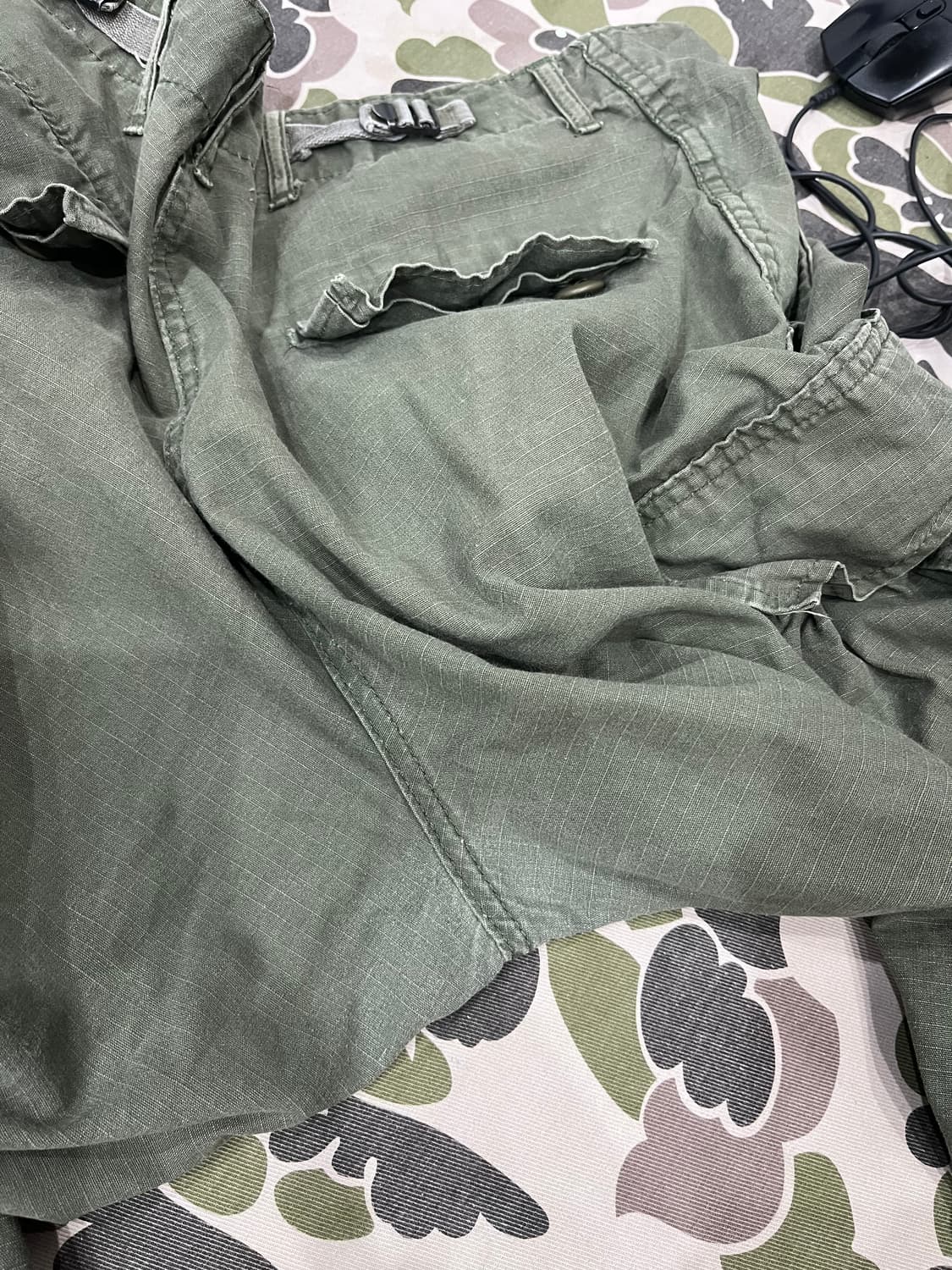 Atlanco 미군 정글 퍼티그 팬츠 Made in USA 상품이미지8